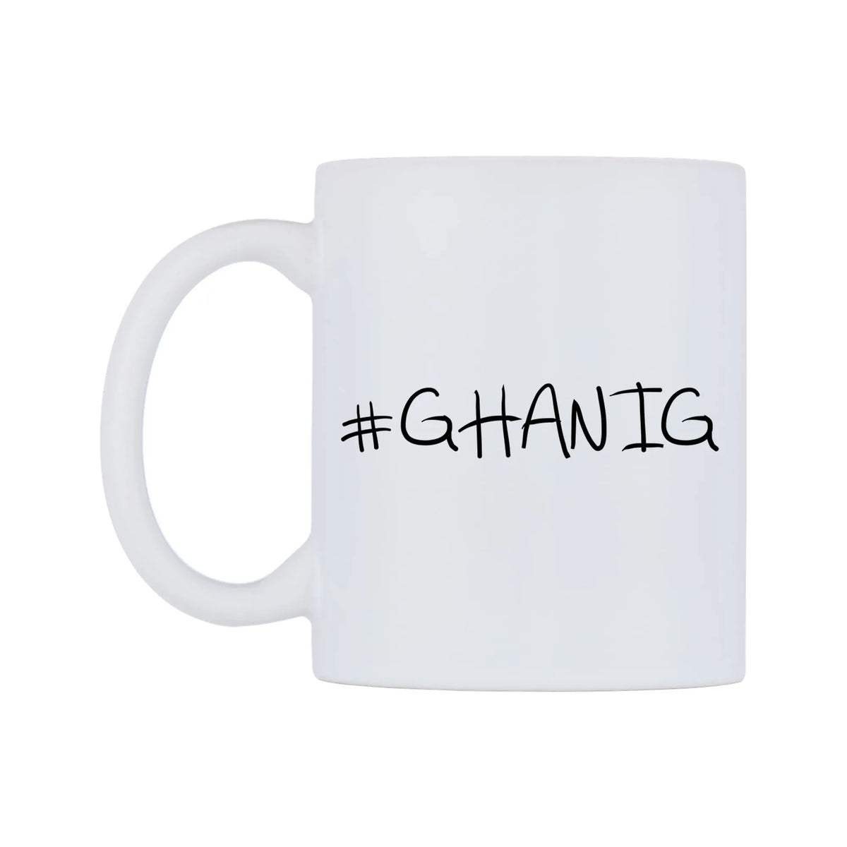 GHANIG Mug — mug, right side, on a white background