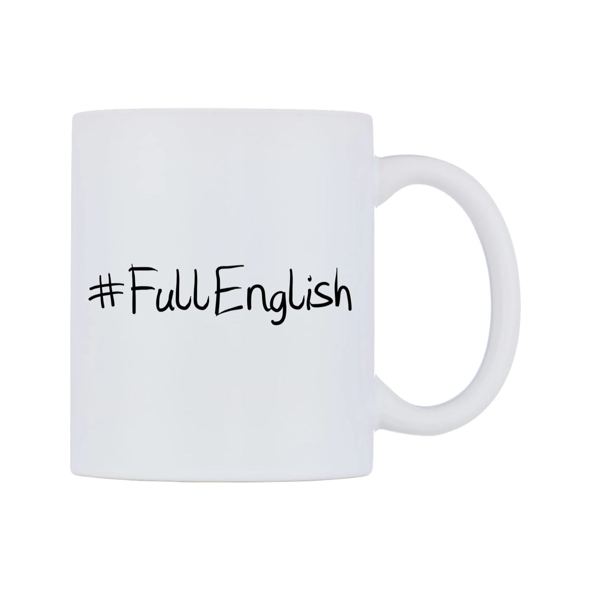 FullEnglish Mug — mug, left side, on a white background