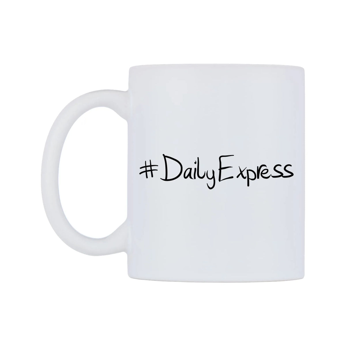 DailyExpress Mug — mug, right side, on a white background