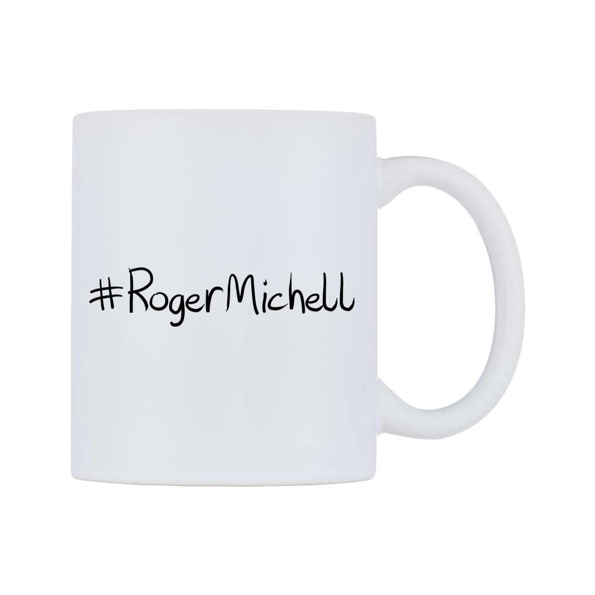 RogerMichell Mug — mug, left side, on a white background