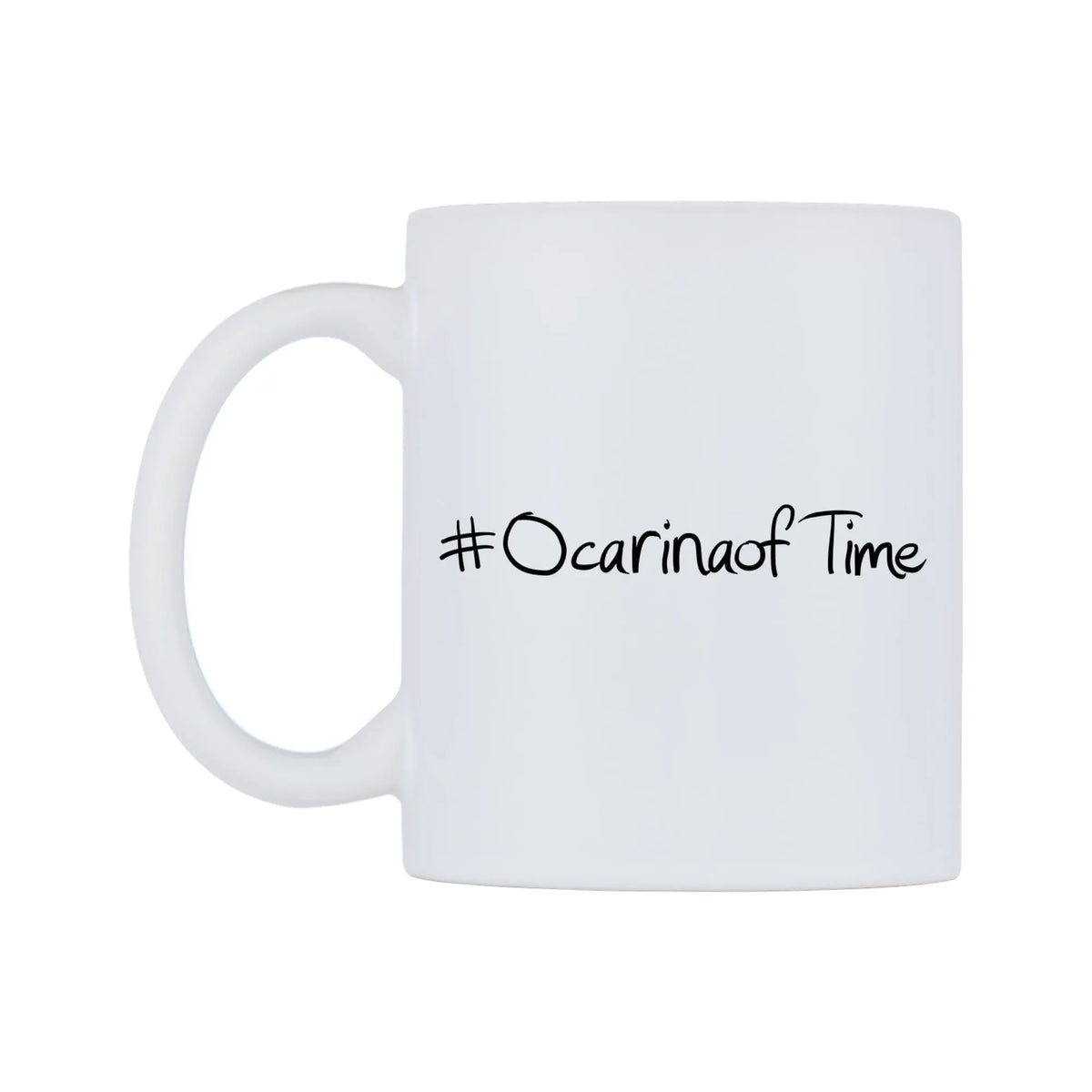 OcarinaofTime Mug — mug, right side, on a white background
