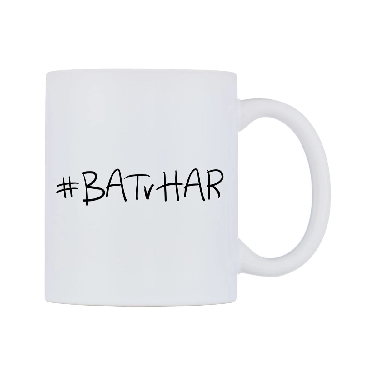 BATvHAR Mug — mug, left side, on a white background