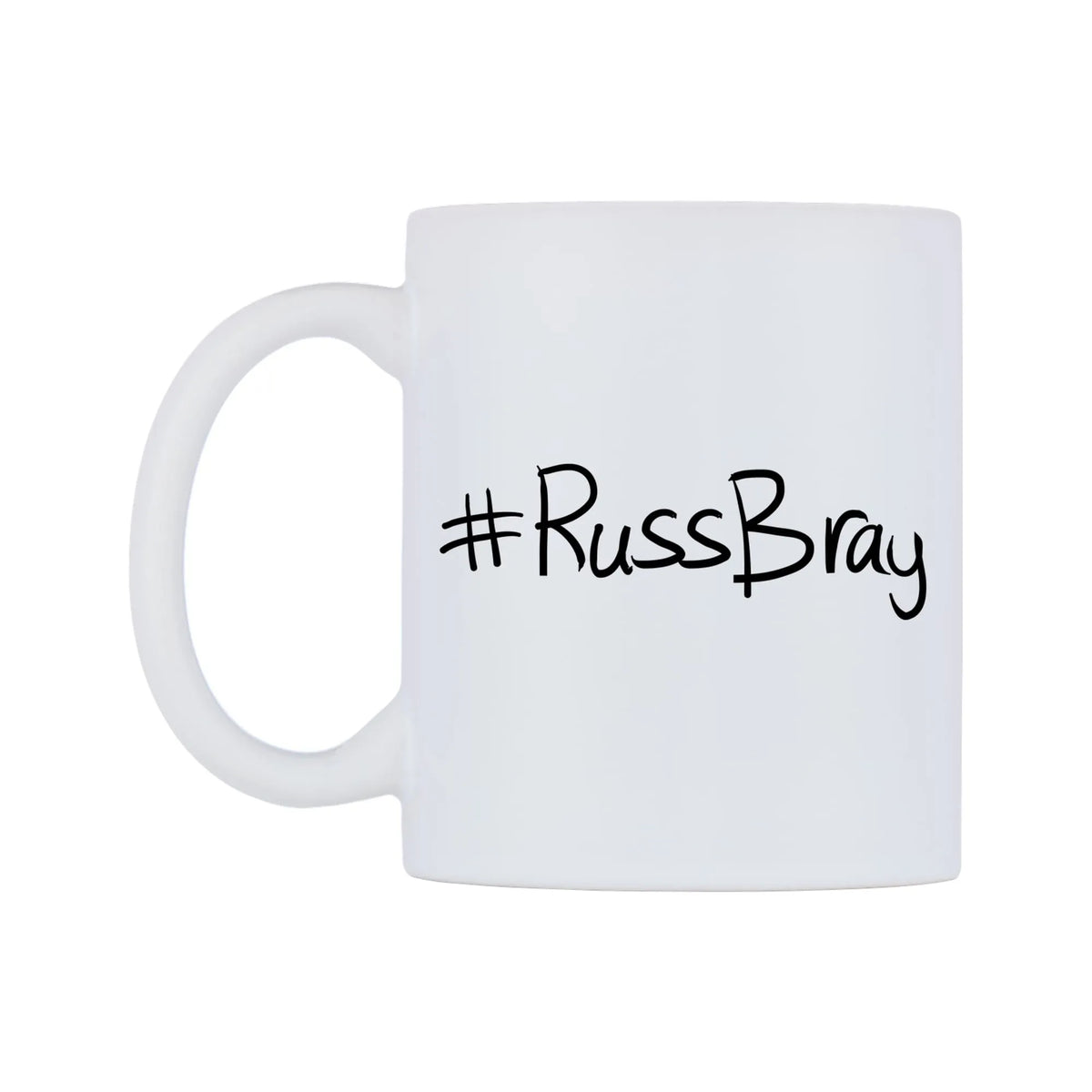 RussBray Mug — mug, right side, on a white background