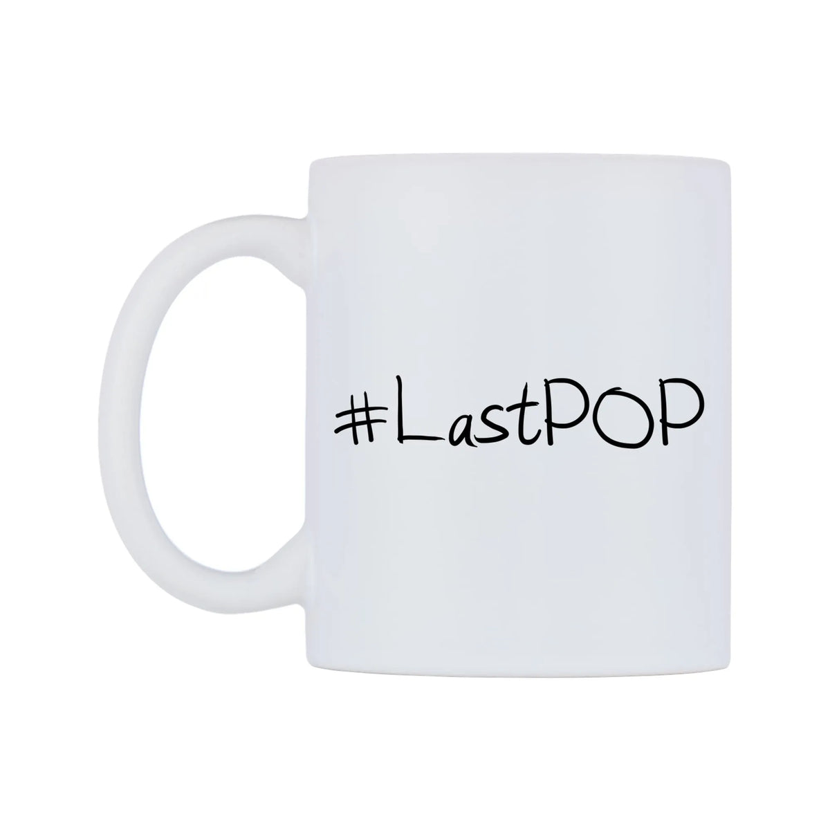 LastPOP Mug — mug, right side, on a white background