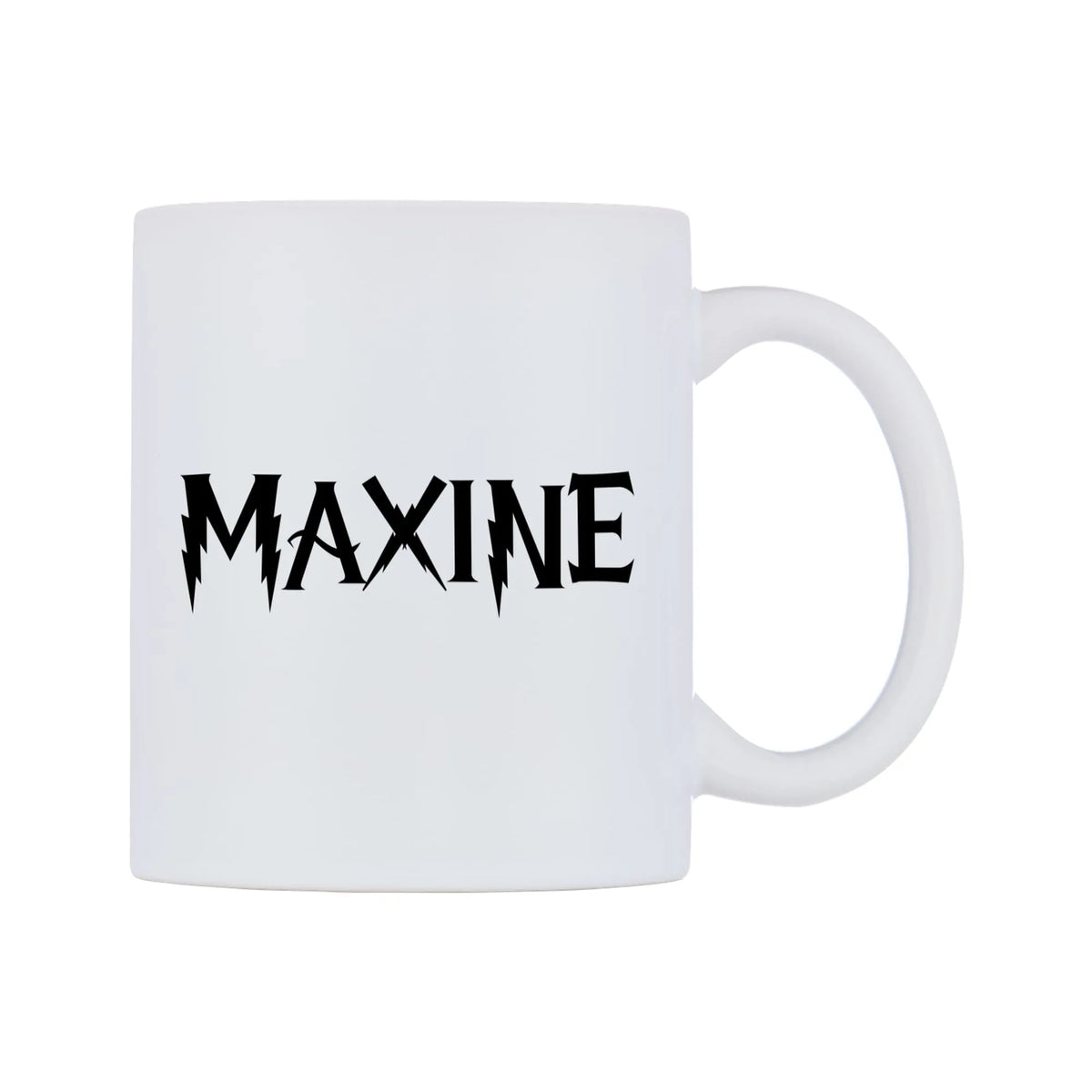 Maxine - Wizard Themed Mug — white 11oz gloss mug, left side, on a white background