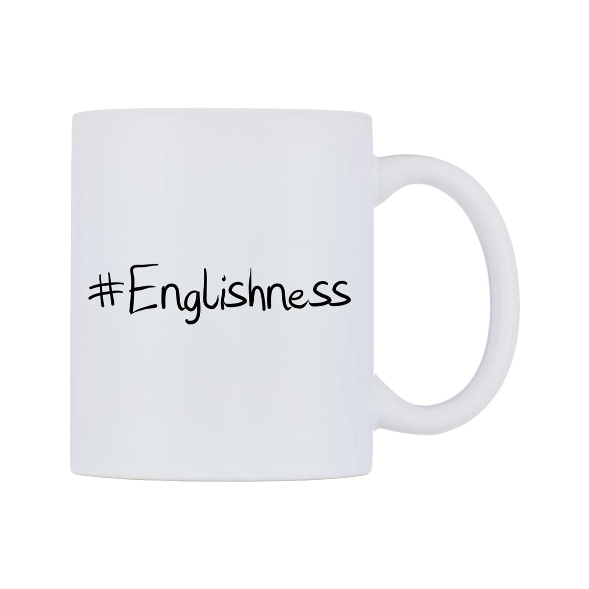 Englishness Mug — mug, left side, on a white background