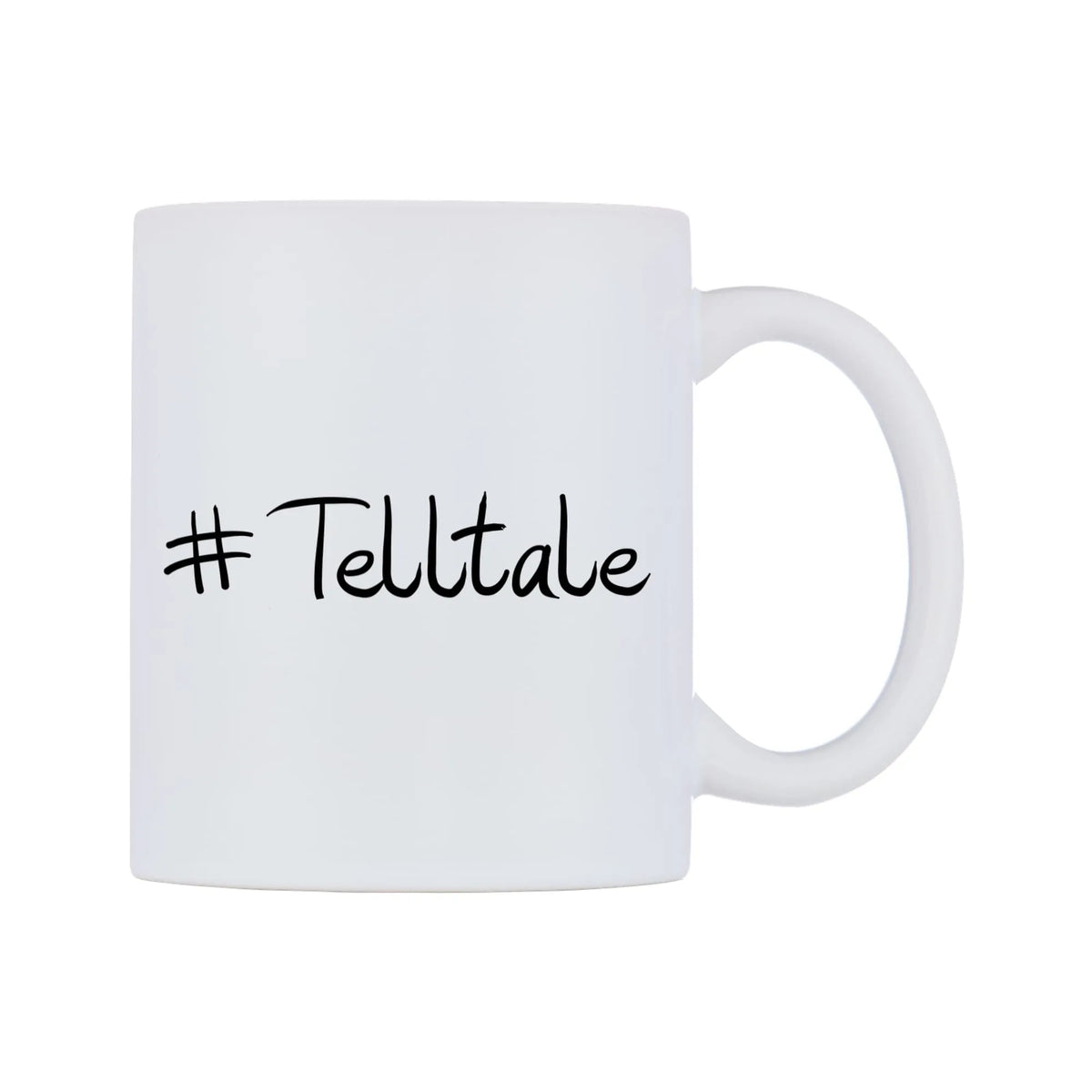Telltale Mug — mug, left side, on a white background
