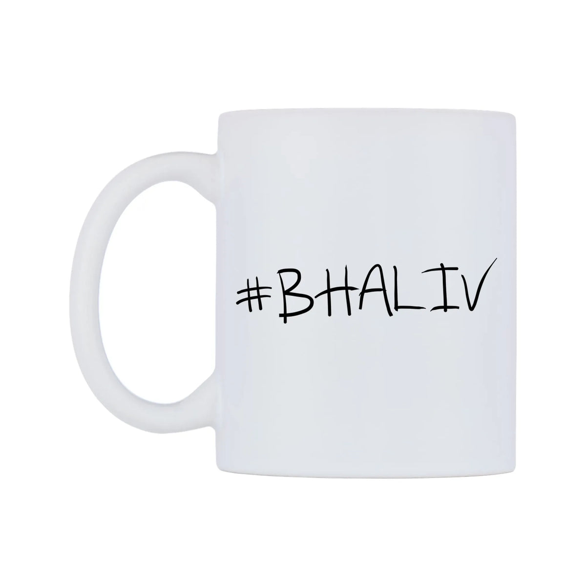 BHALIV Mug — mug, right side, on a white background