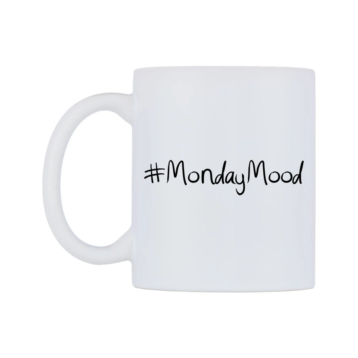 MondayMood Mug — mug, right side, on a white background