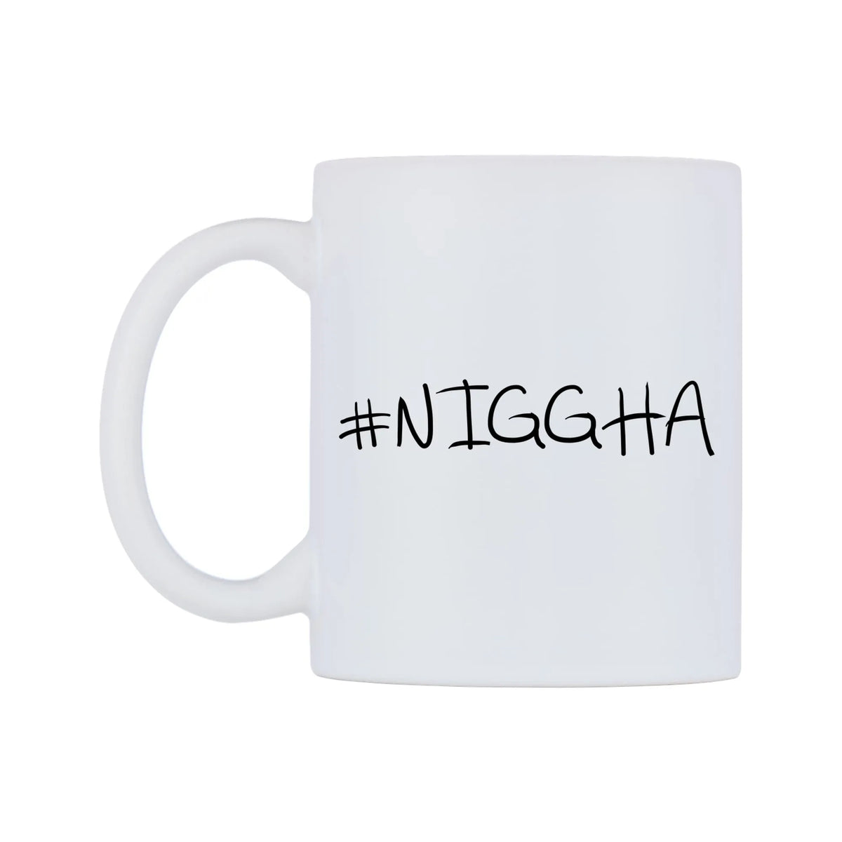 NIGGHA Mug — mug, right side, on a white background