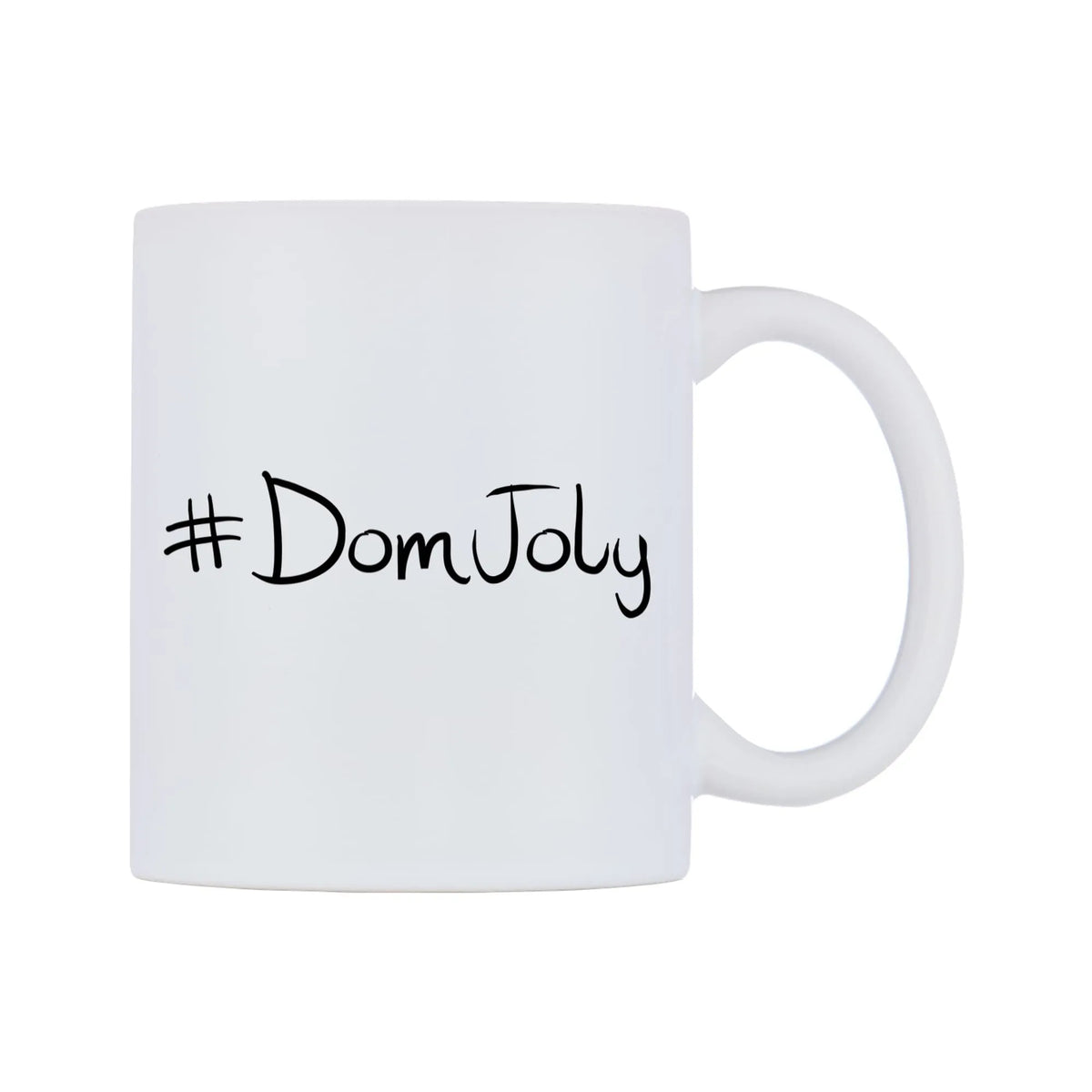 DomJoly Mug — mug, left side, on a white background