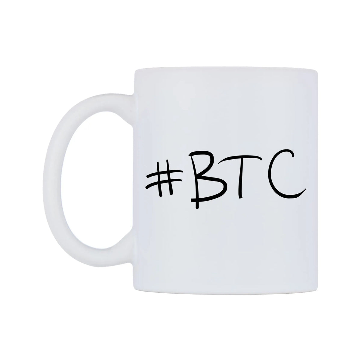 BTC Mug — mug, right side, on a white background
