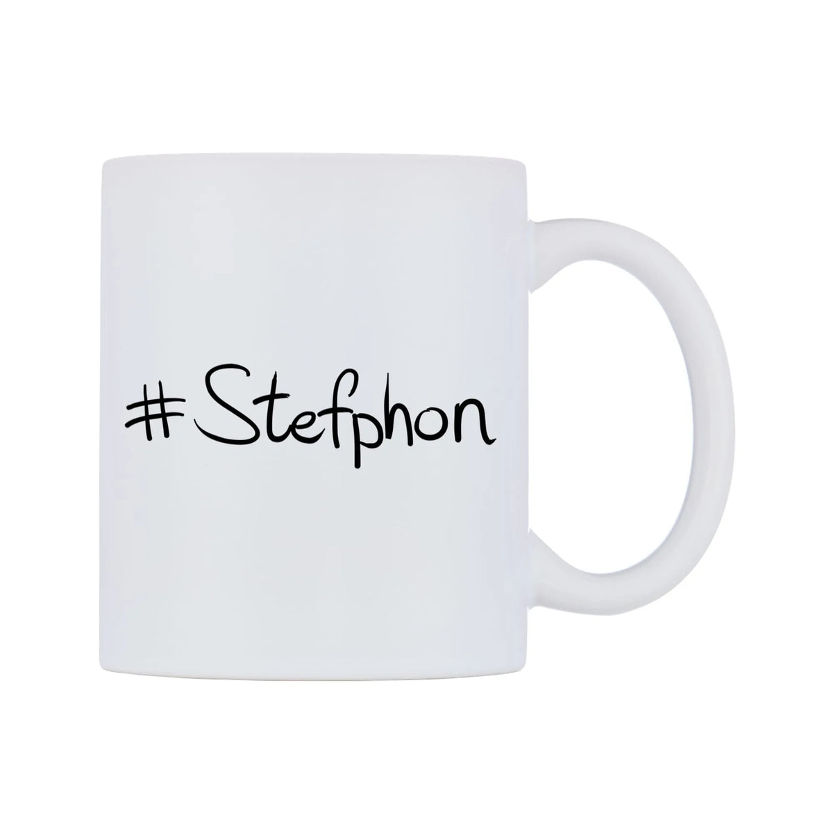 Stefphon Mug — mug, left side, on a white background