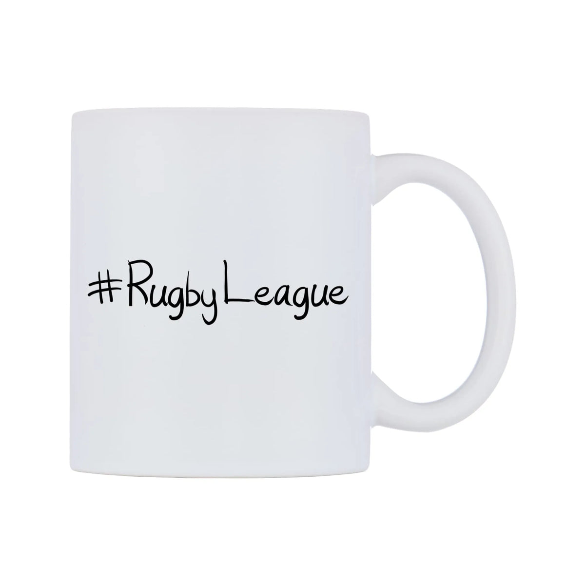 RugbyLeague Mug — mug, left side, on a white background