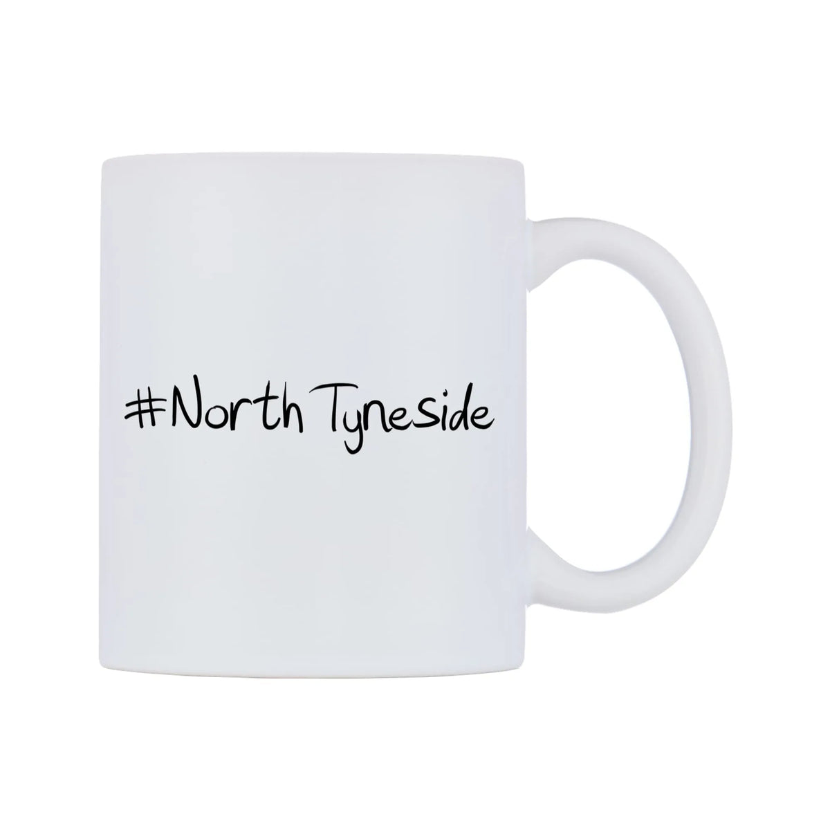 NorthTyneside Mug — mug, left side, on a white background