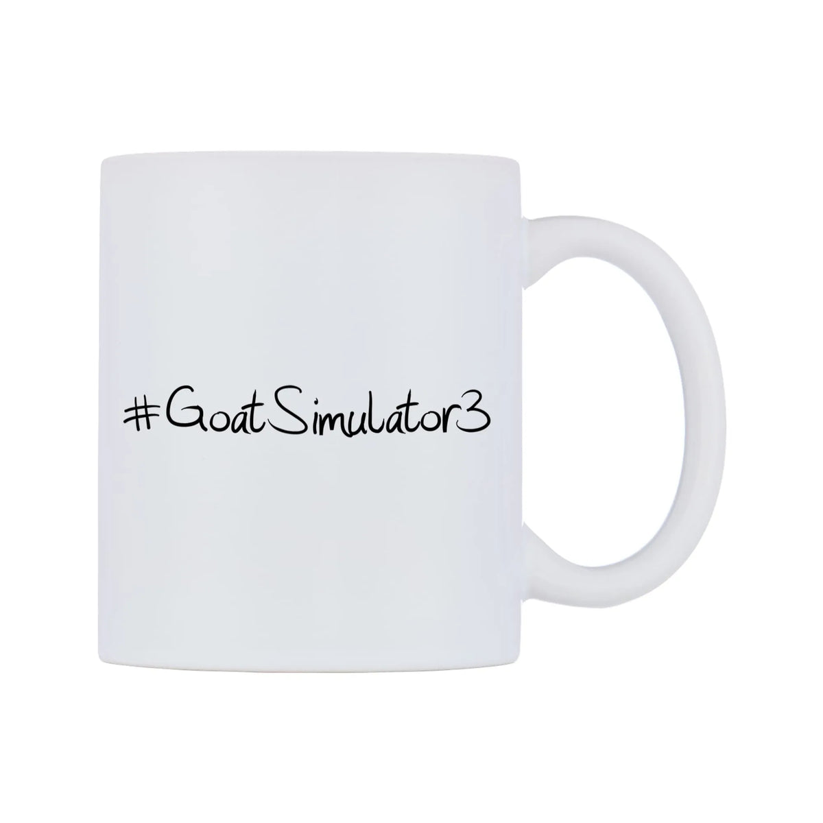 GoatSimulator3 Mug — mug, left side, on a white background