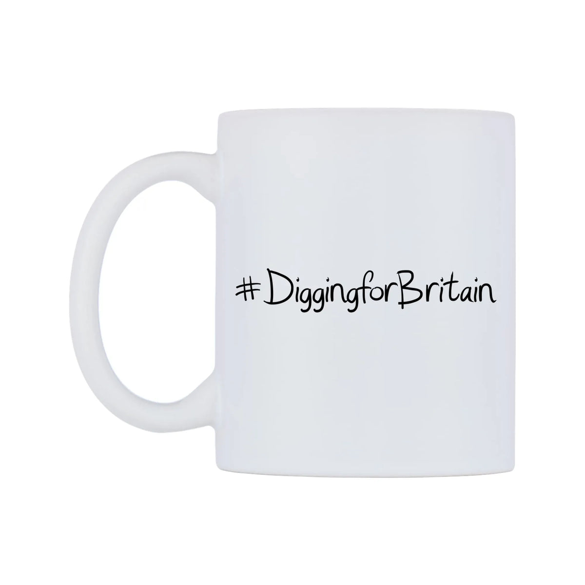DiggingforBritain Mug — mug, right side, on a white background
