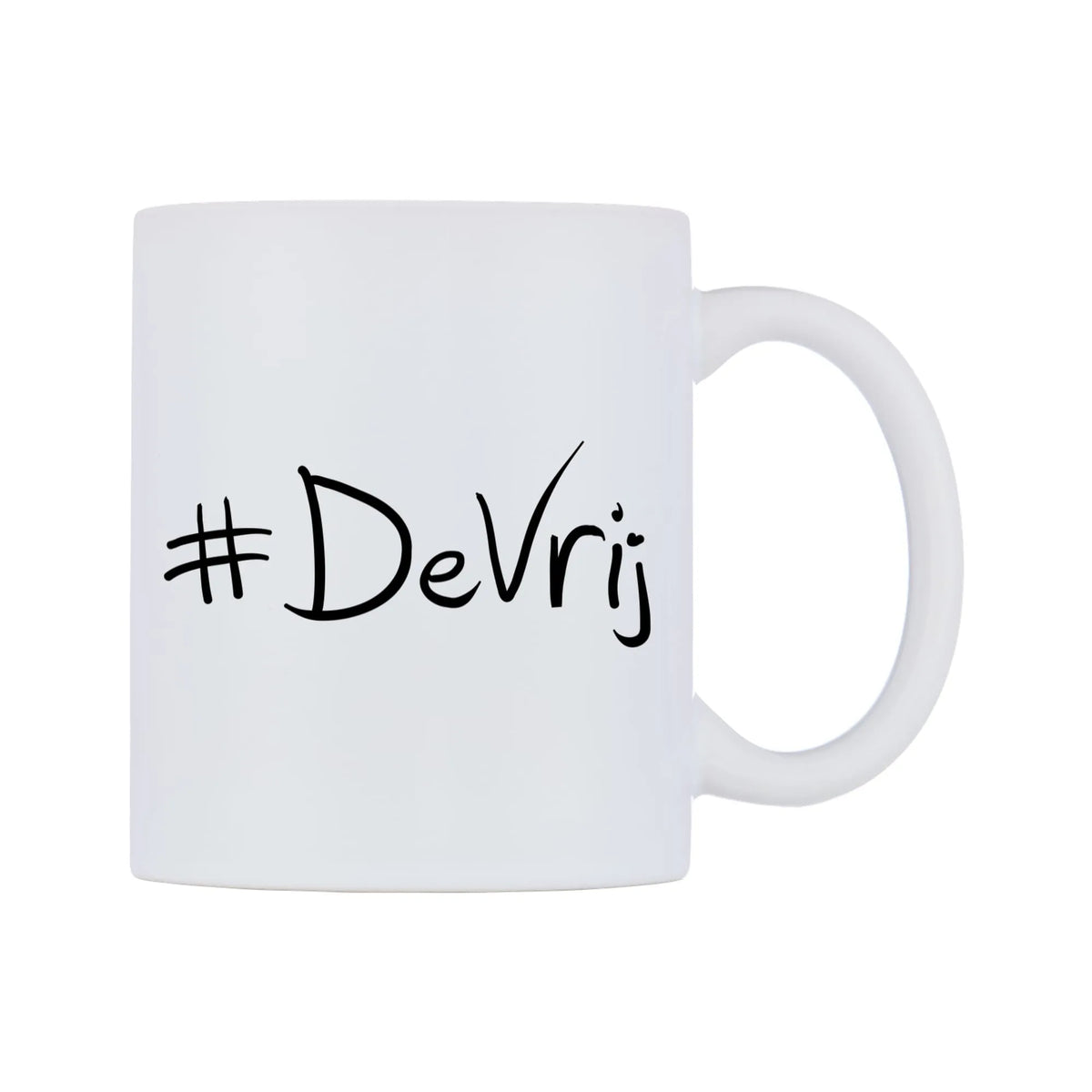 DeVrij Mug — mug, left side, on a white background