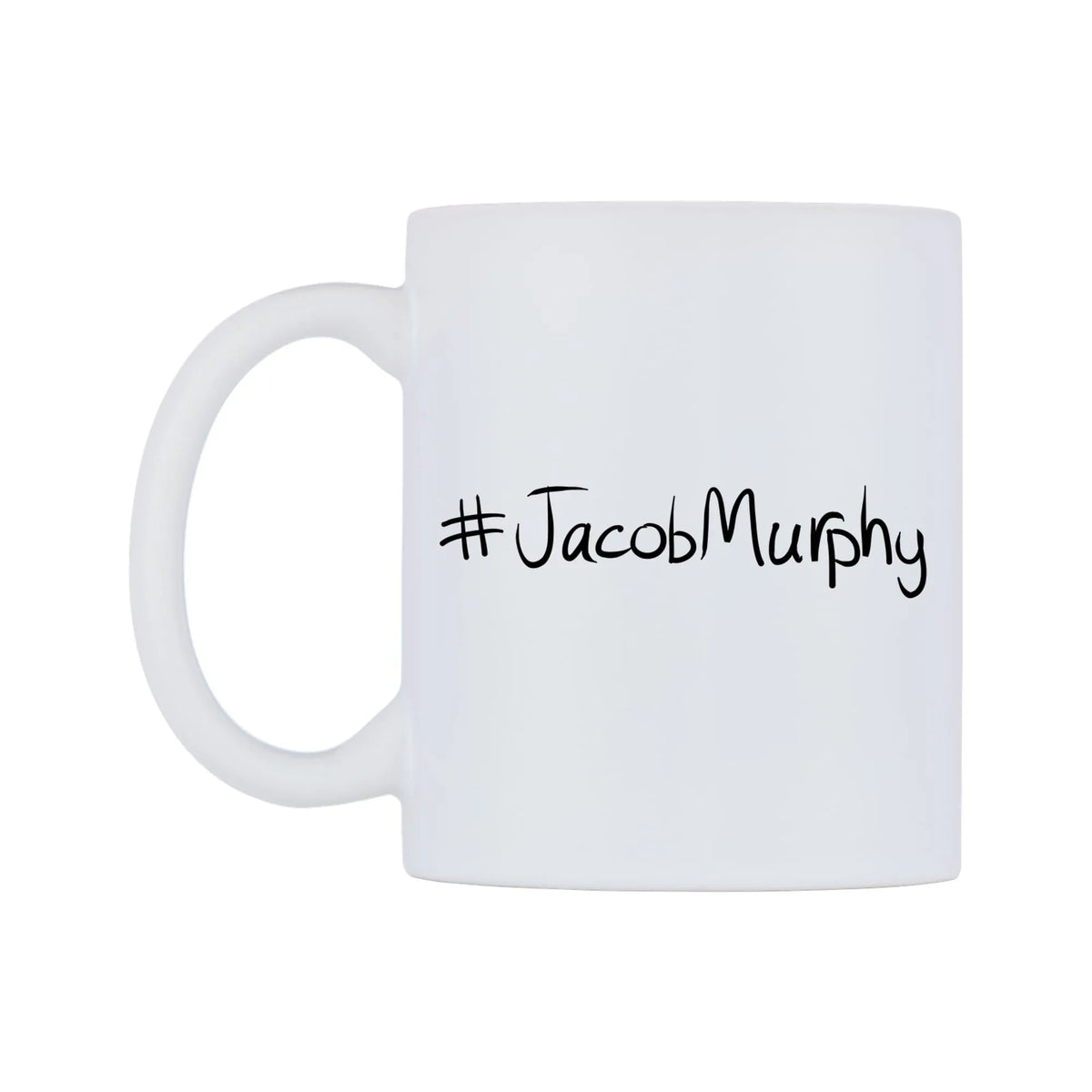 JacobMurphy Mug — mug, right side, on a white background