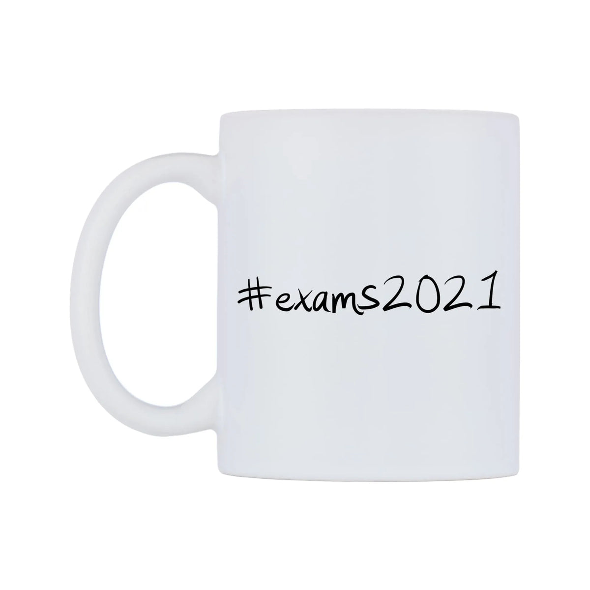 exams2021 Mug — mug, right side, on a white background