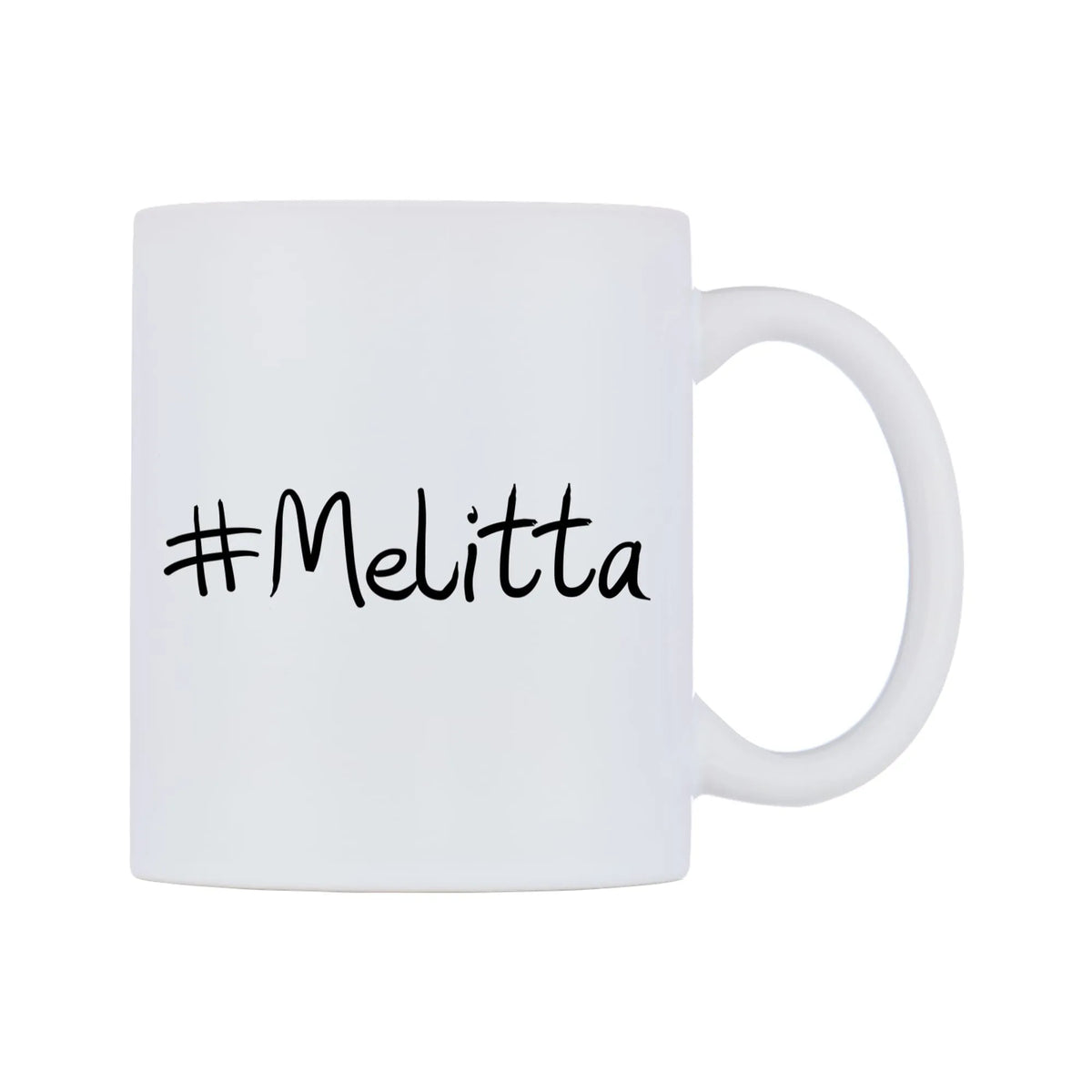 Melitta Mug — mug, left side, on a white background