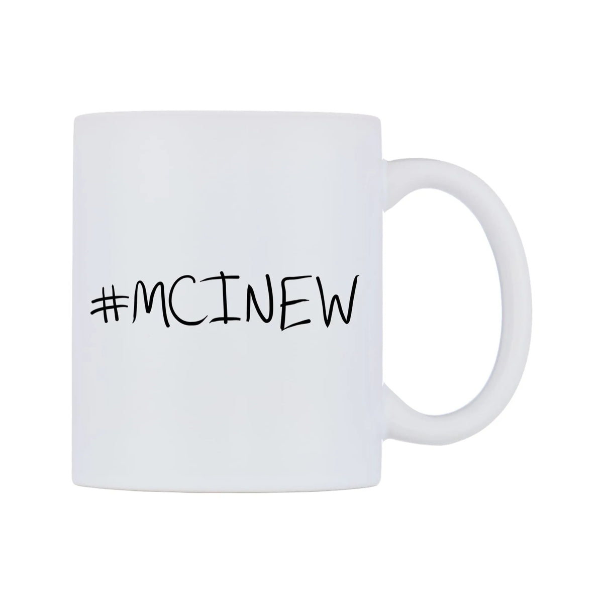MCINEW Mug — mug, left side, on a white background