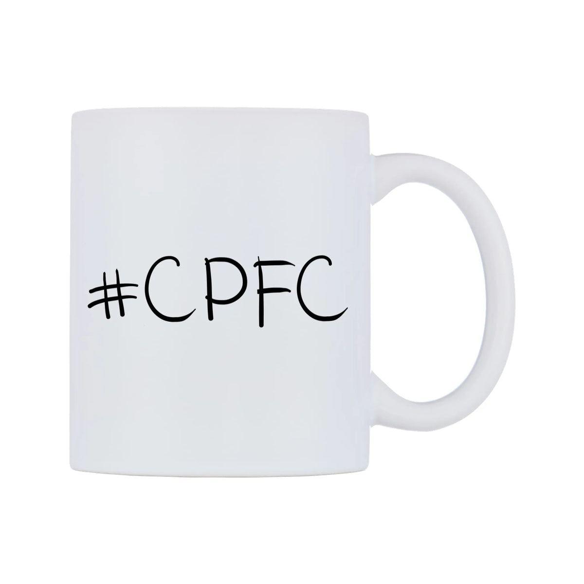 CPFC Mug — mug, left side, on a white background