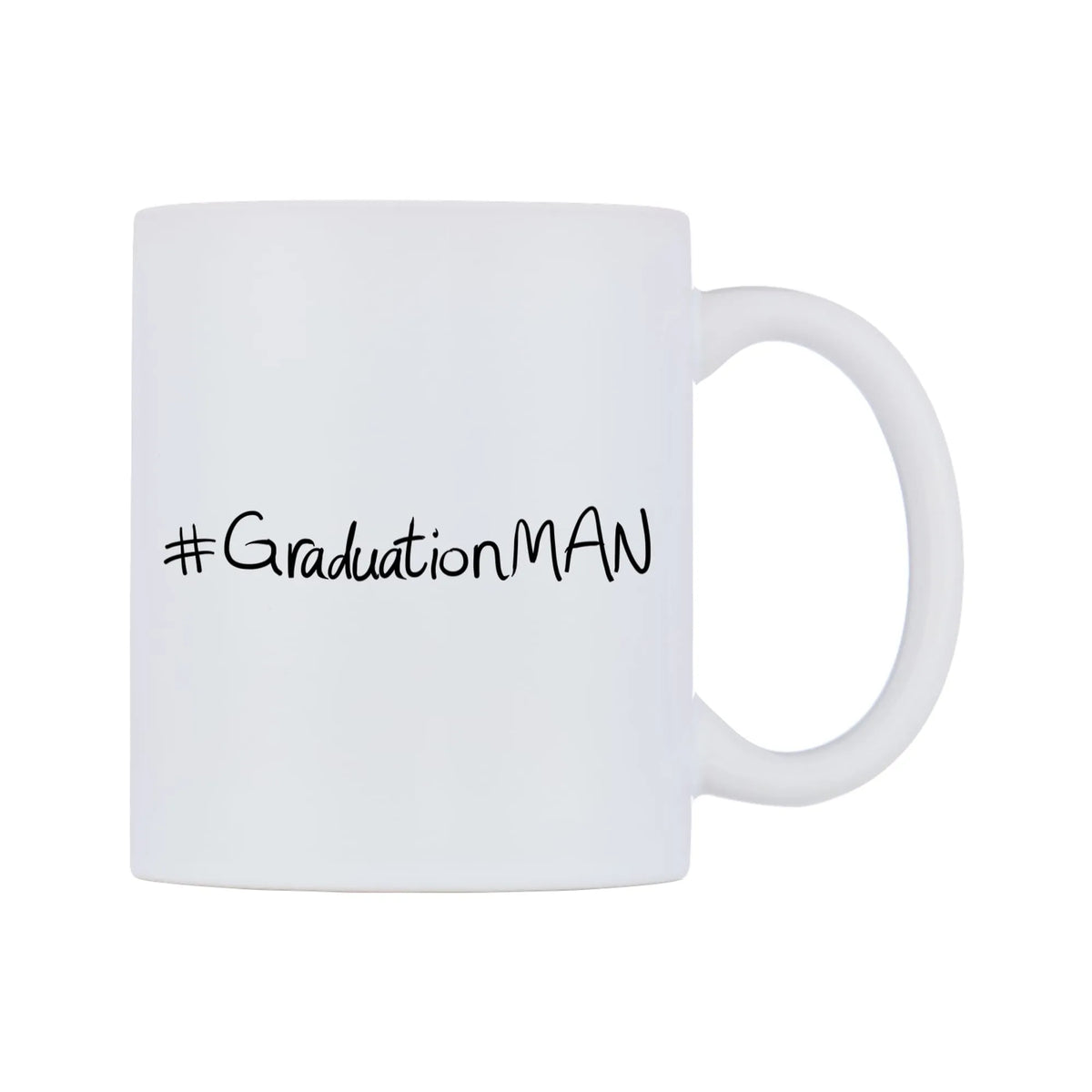 GraduationMAN Mug — mug, left side, on a white background