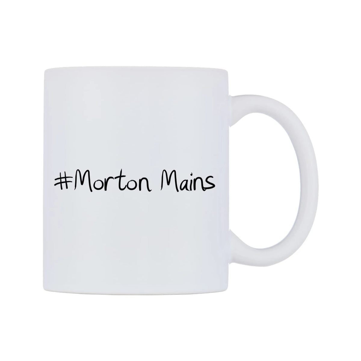 Morton Mains Mug — mug, left side, on a white background