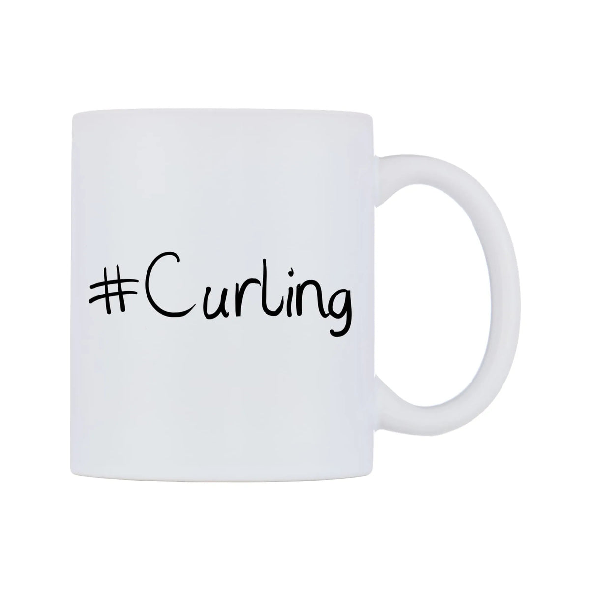 Curling Mug — mug, left side, on a white background