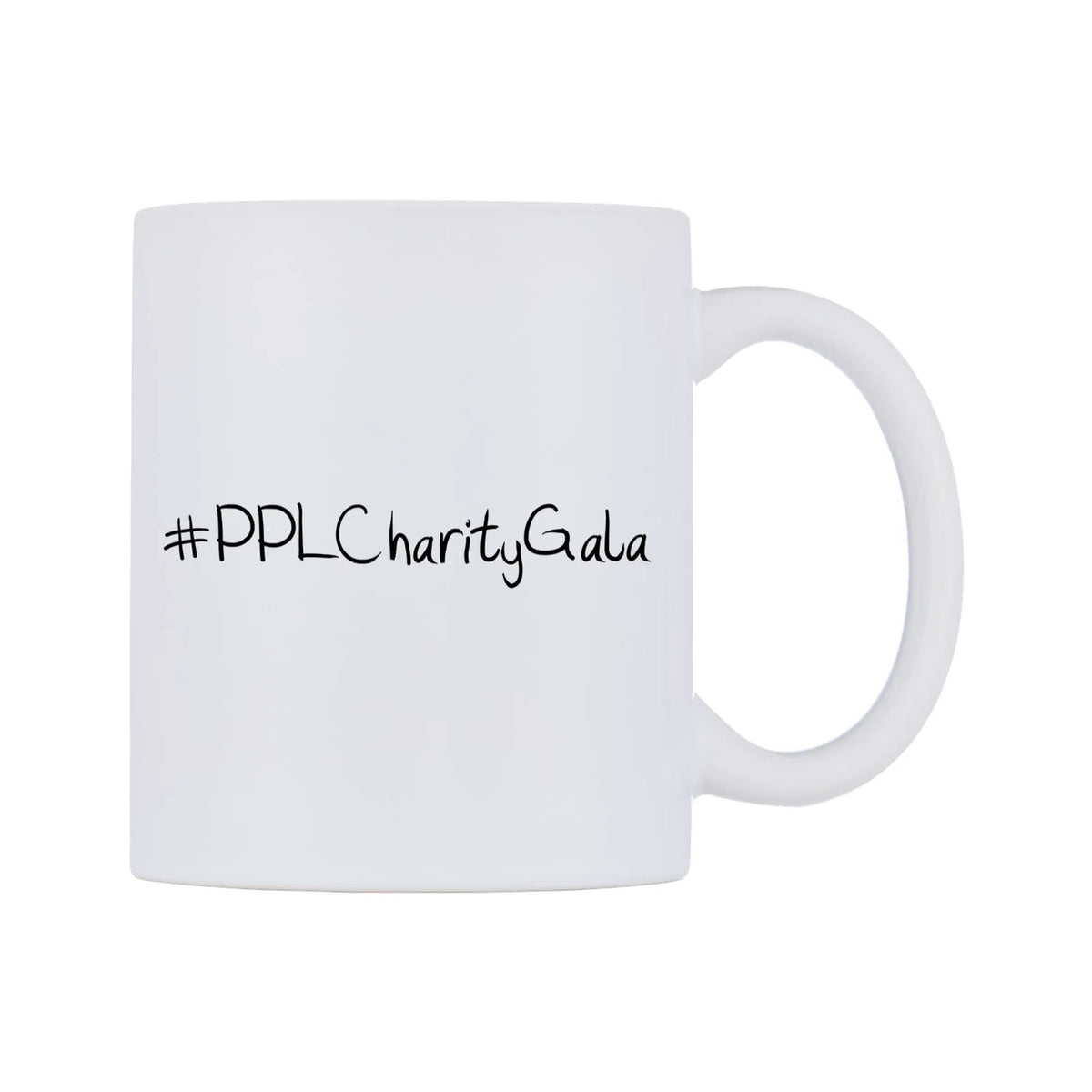 PPLCharityGala Mug — mug, left side, on a white background