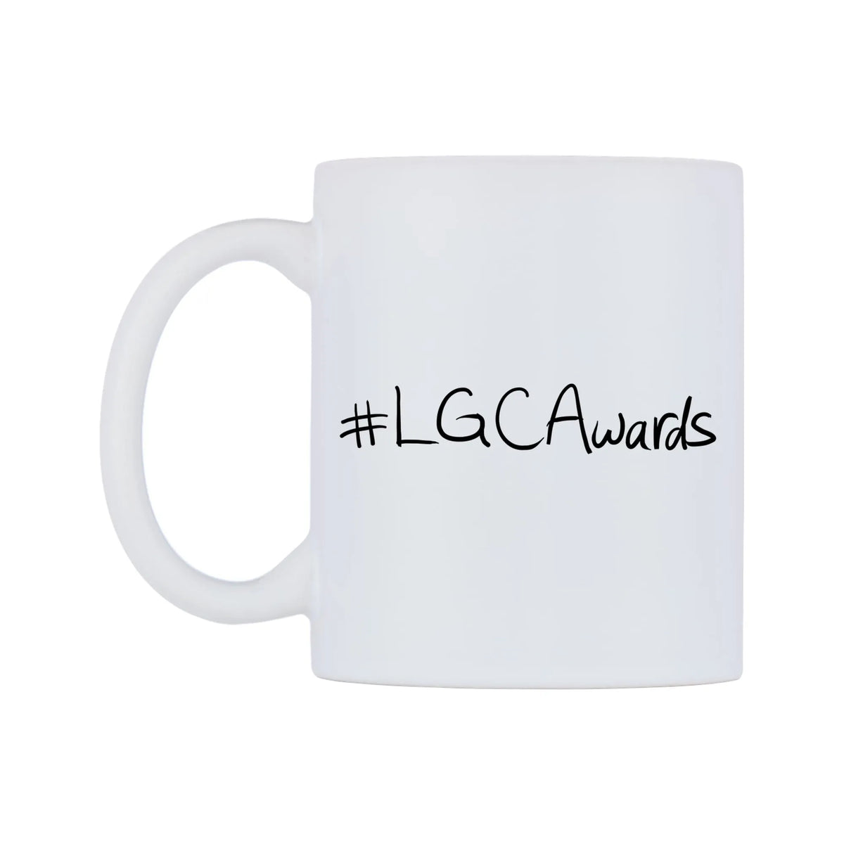 LGCAwards Mug — mug, right side, on a white background