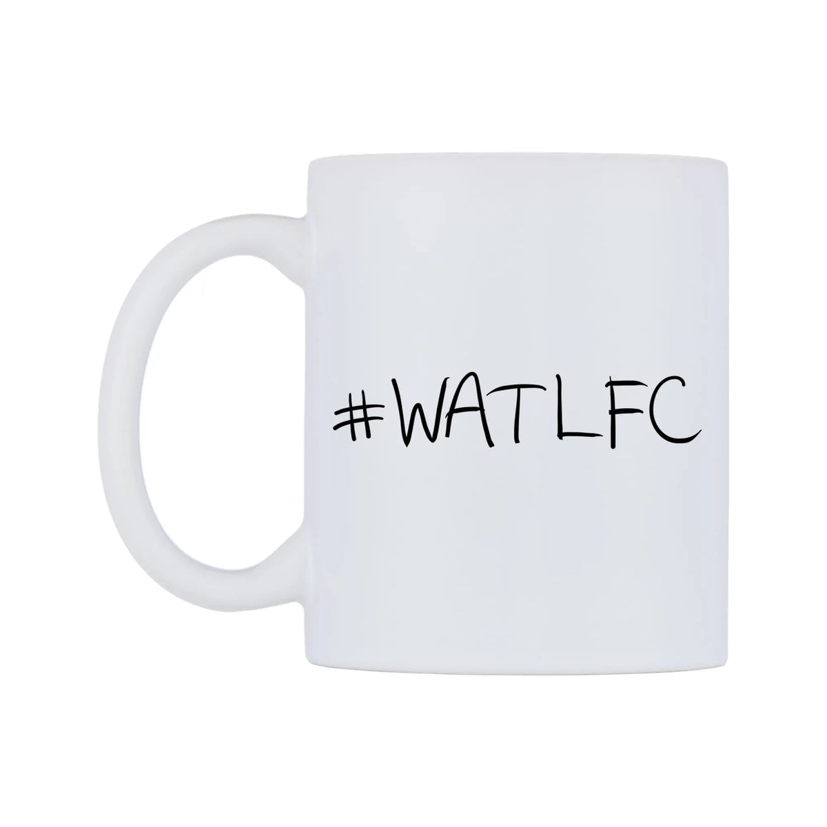 WATLFC Mug — mug, right side, on a white background