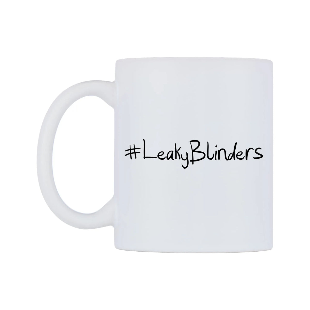 LeakyBlinders Mug — mug, right side, on a white background