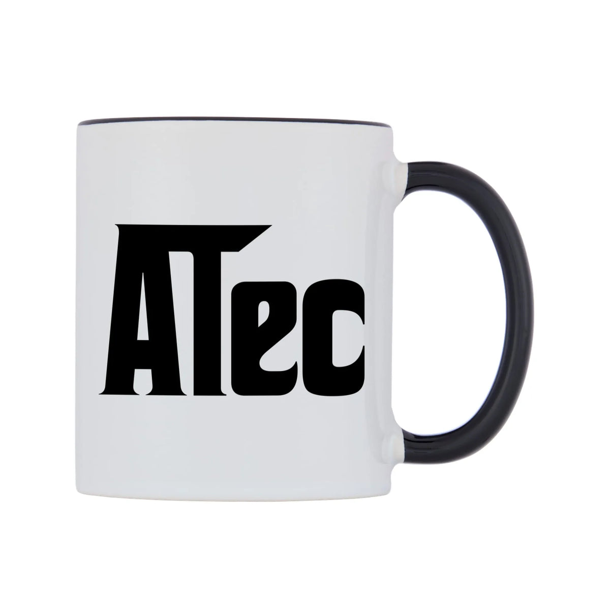 Alec - Godfather Themed Mug — white 11oz gloss mug with a black inside and handle, left side, on a white background