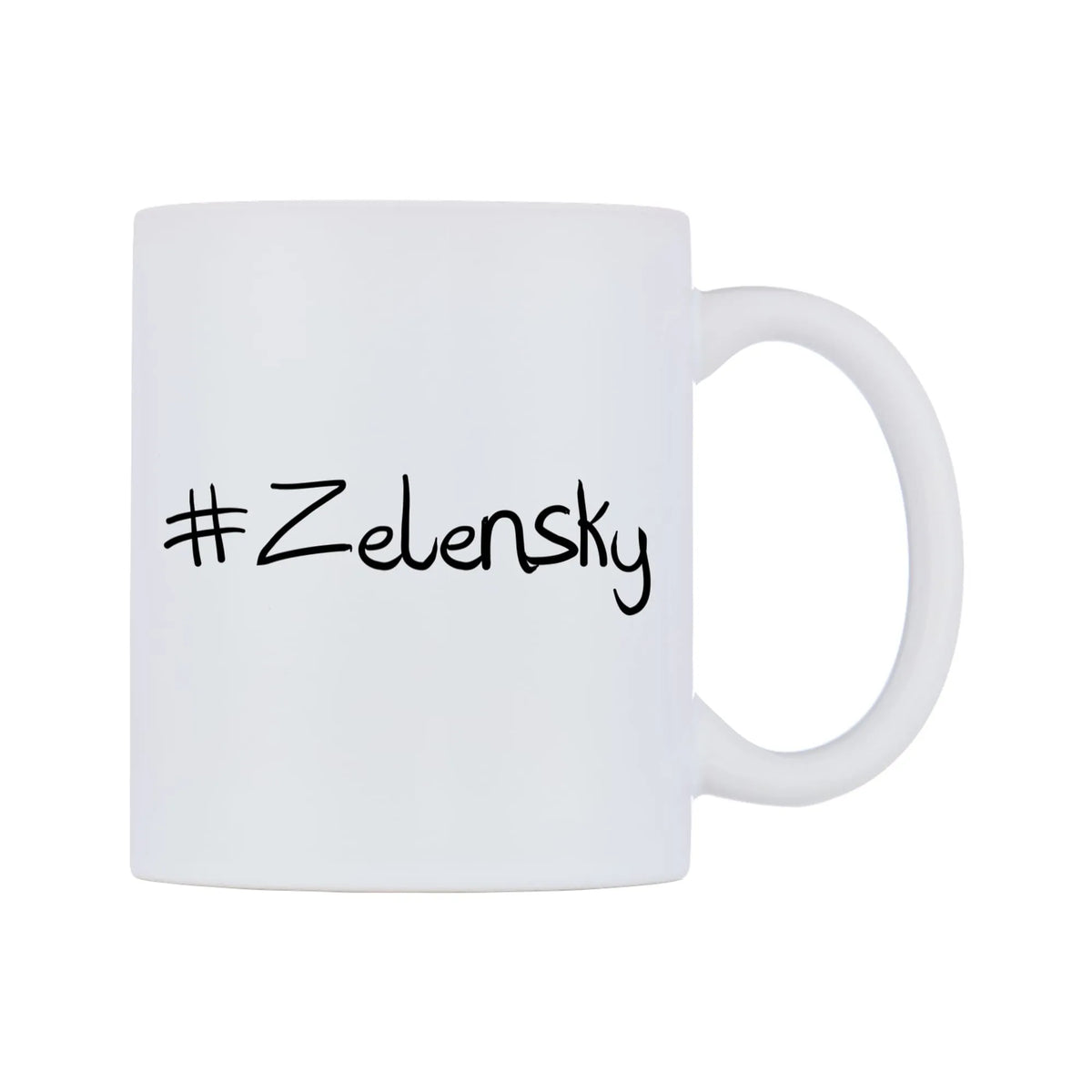 Zelensky Mug — mug, left side, on a white background