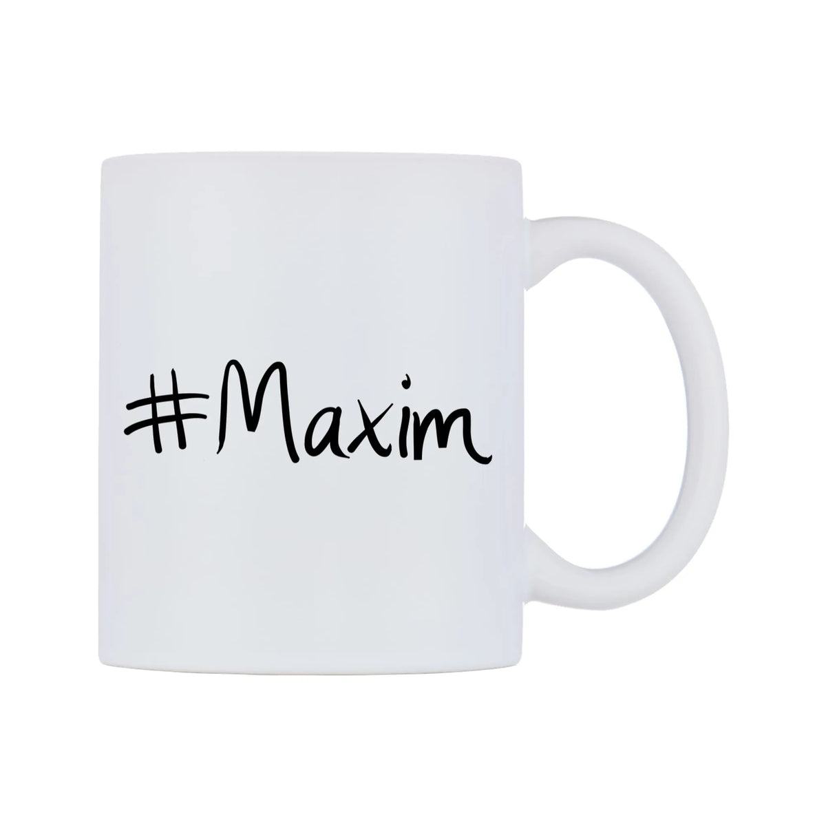 Maxim Mug — mug, left side, on a white background