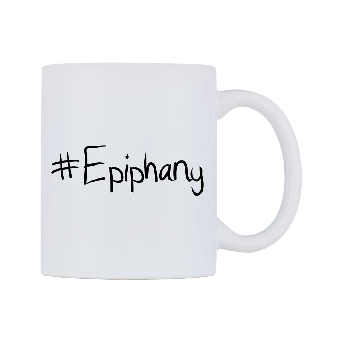Epiphany Mug — mug, left side, on a white background