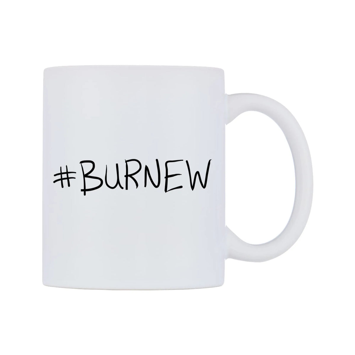BURNEW Mug — mug, left side, on a white background