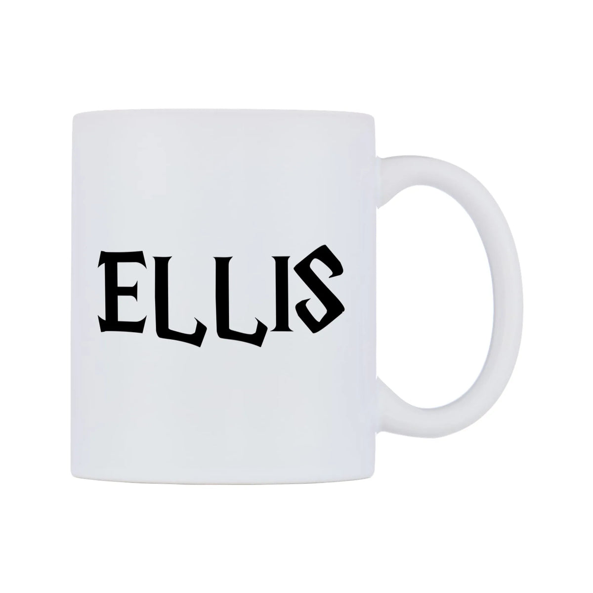 Ellis - Wizard Themed Mug — white 11oz gloss mug, left side, on a white background