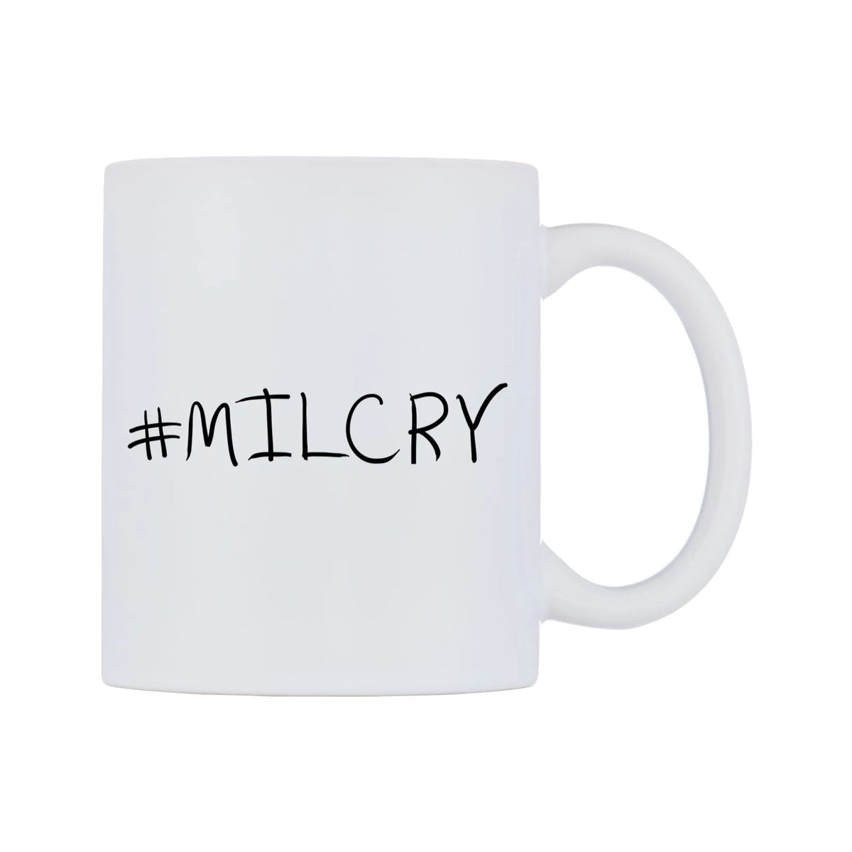 MILCRY Mug — mug, left side, on a white background