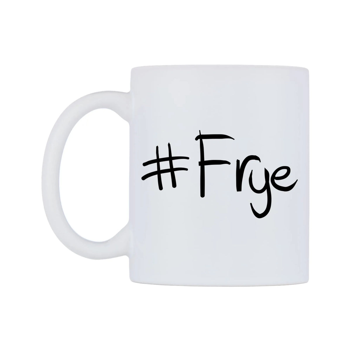 Frye Mug — mug, right side, on a white background