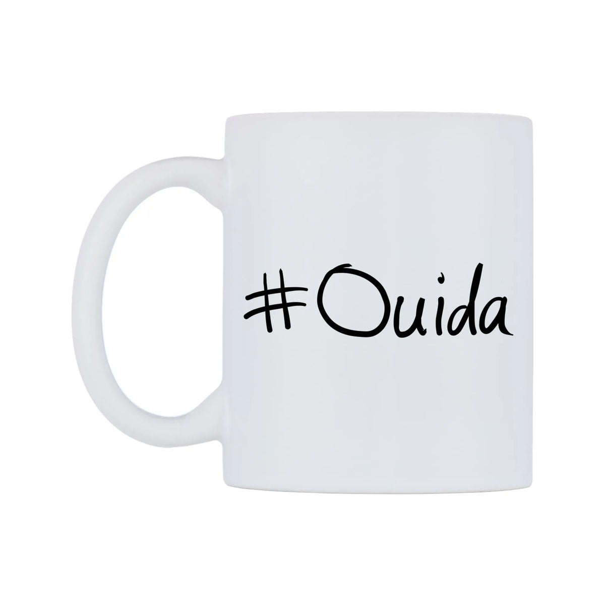 Ouida Mug — mug, right side, on a white background