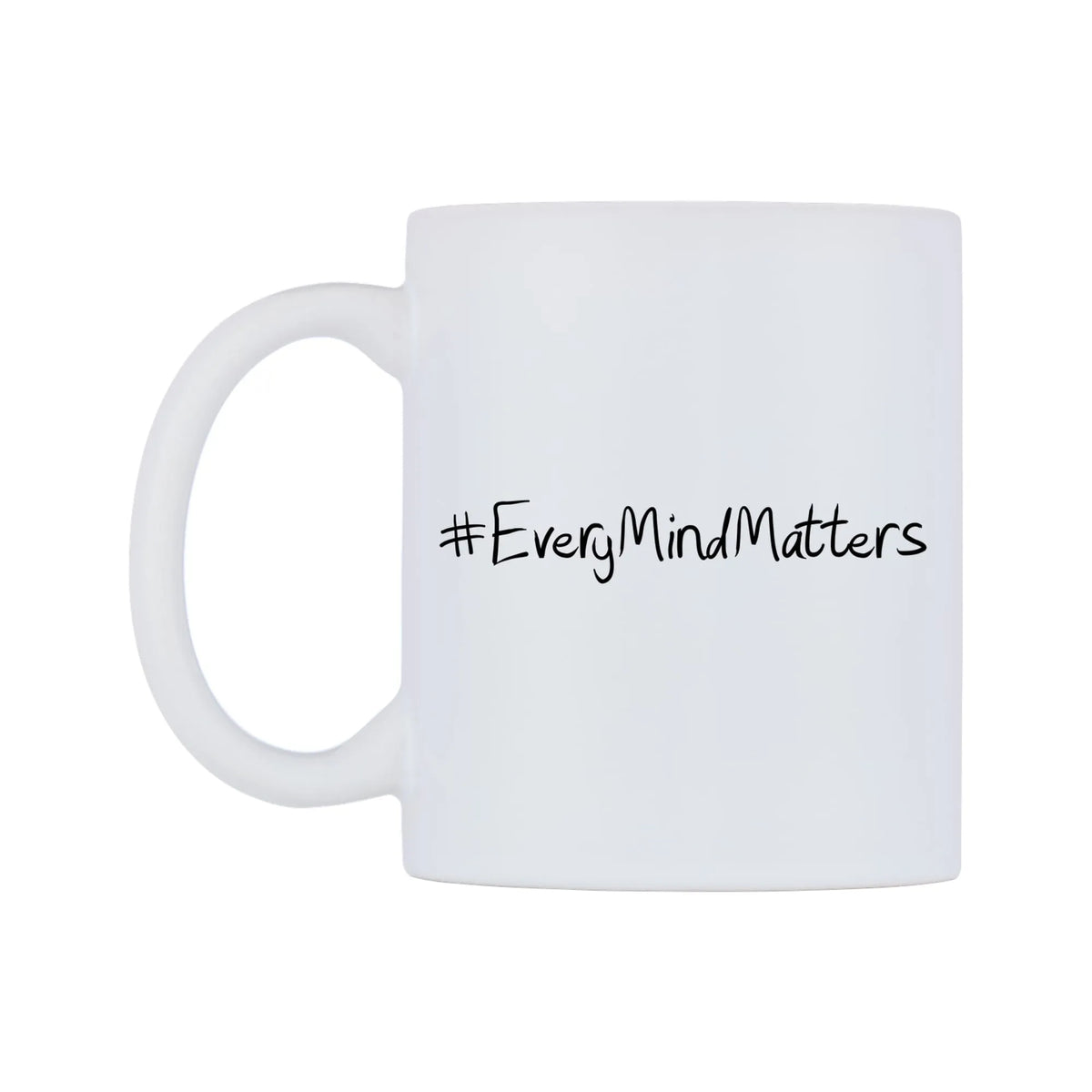 EveryMindMatters Mug — mug, right side, on a white background