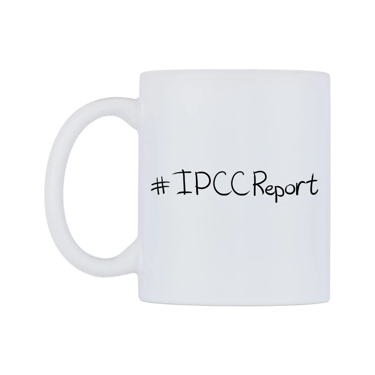 IPCCReport Mug — mug, right side, on a white background
