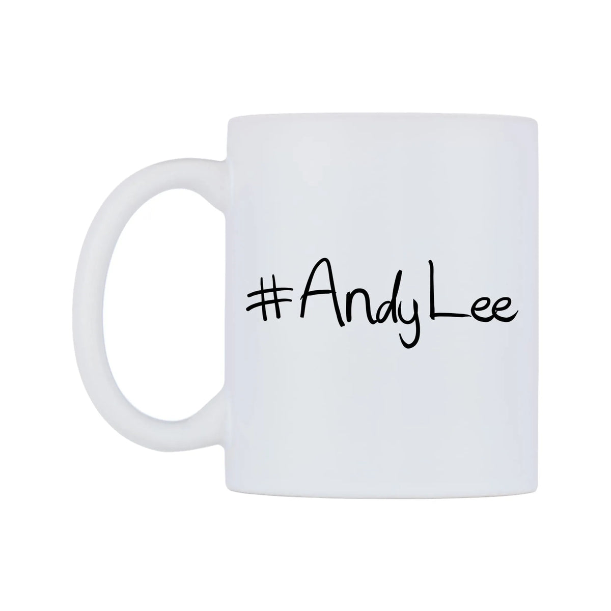AndyLee Mug — mug, right side, on a white background
