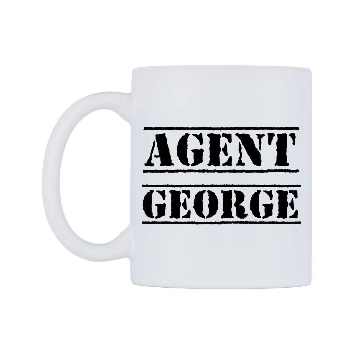 Agent George Mug — mug, right side, on a white background