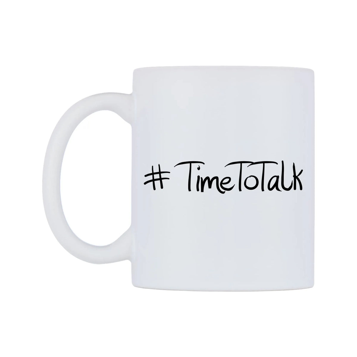 TimeToTalk Mug — mug, right side, on a white background