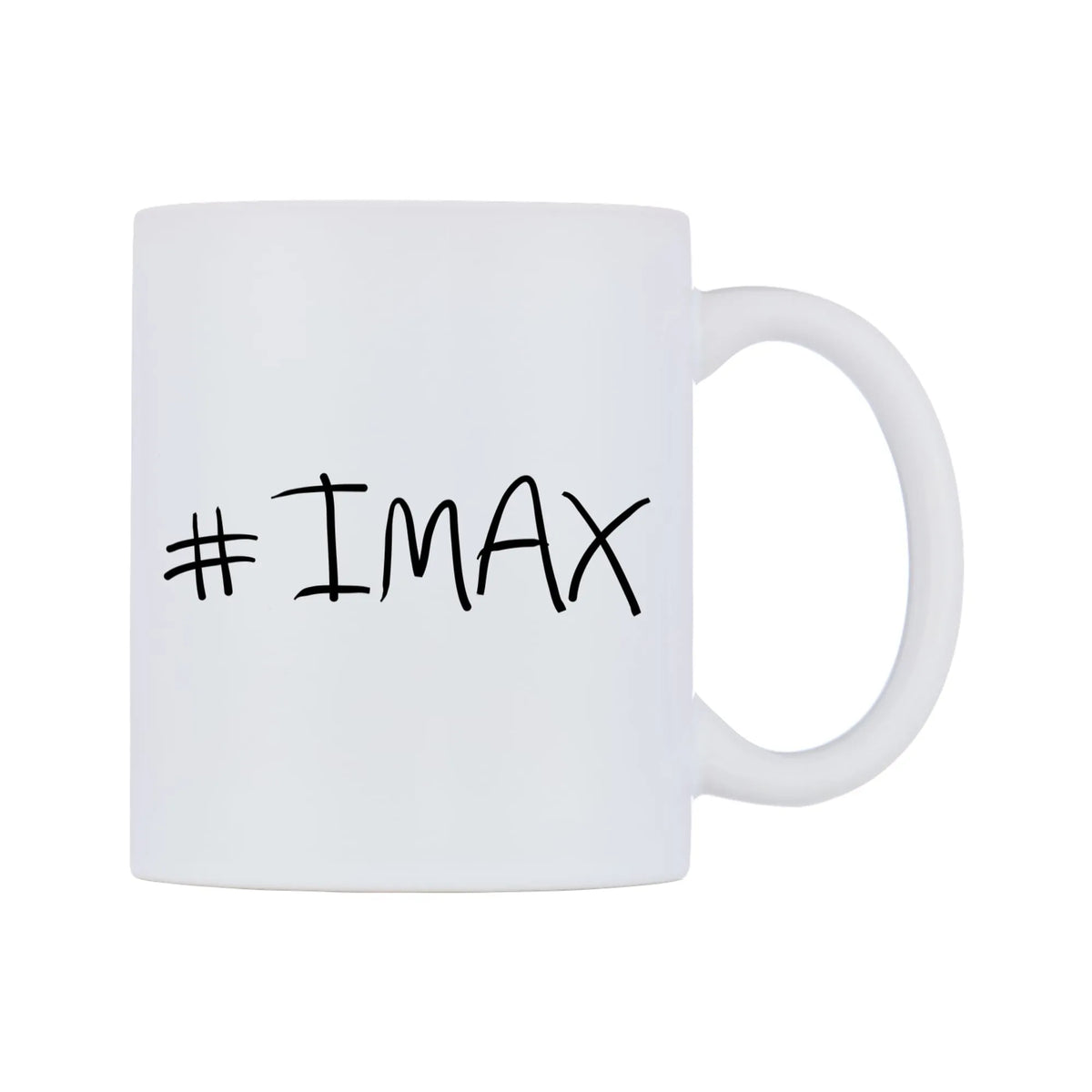 IMAX Mug — mug, left side, on a white background