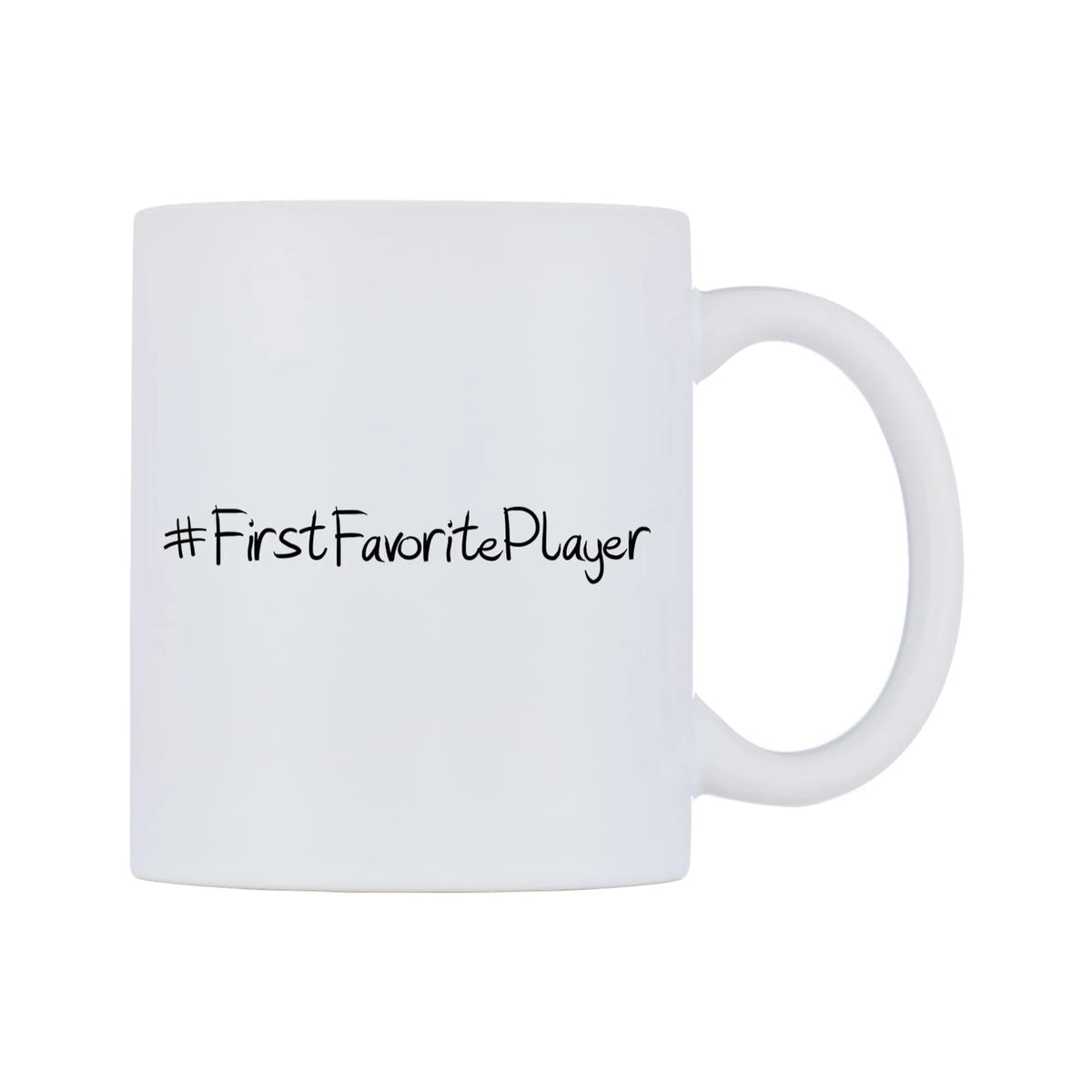 FirstFavoritePlayer Mug — mug, left side, on a white background